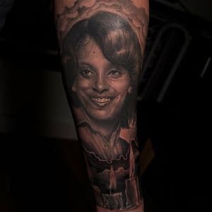 Realism + Black & Grey woman tattoo on Forearm by D-Artist on TattMe