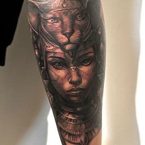 Realism + Black & Grey woman tattoo on Forearm by D-Artist on TattMe