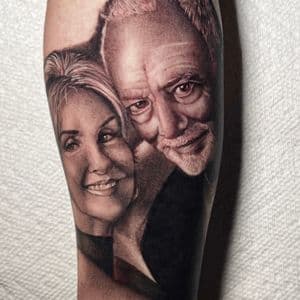 Realism + Portrait portraits tattoo on Forearm by D-Artist on TattMe