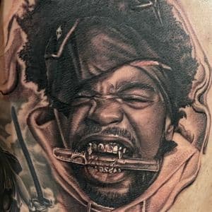 Realism + Black & Grey man tattoo on Chest by D-Artist on TattMe
