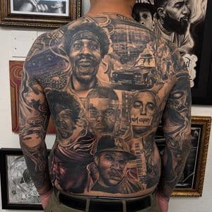 Realism + Black & Grey portraits tattoo by D-Artist on TattMe