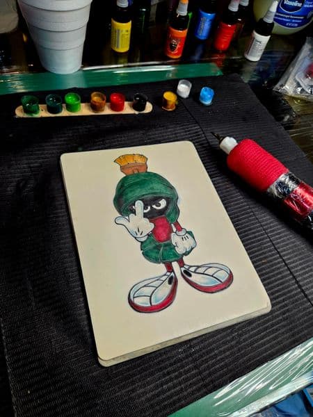 Cartoon + Pop Culture marvin the martian tattoo by Certified__OB on TattMe
