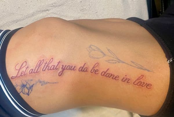 Fine Line rib cage tattoo tattoo by Inkbykey_ on TattMe