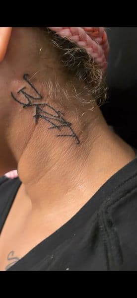 Fine Line neck tattoo tattoo by Inkbykey_ on TattMe