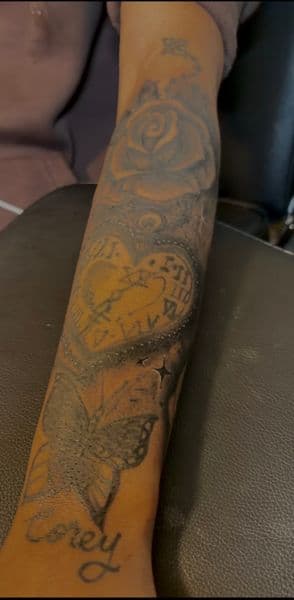 Black & Grey qrtr sleeve tattoo by Inkbykey_ on TattMe