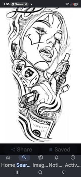 Chicano + Illustrative woman tattoo by KUSTOM_INK_TATTOOS on TattMe
