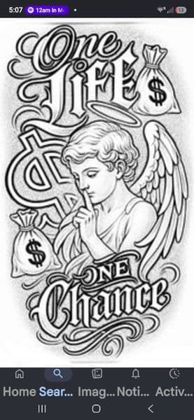 Black & Grey + Illustrative angel tattoo by KUSTOM_INK_TATTOOS on TattMe