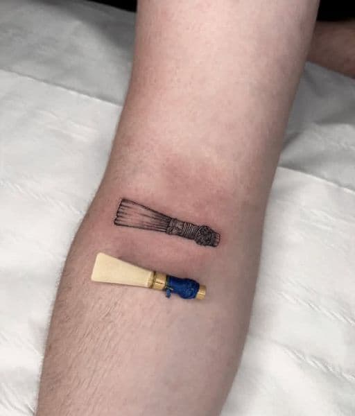 Fine Line + Minimalist reed tattoo on Forearm by chroma_tattoo_parlour on TattMe