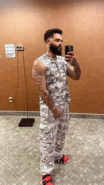 Black & Grey + Lettering rosary tattoo on Full Sleeve by Junior_tatt_ on TattMe