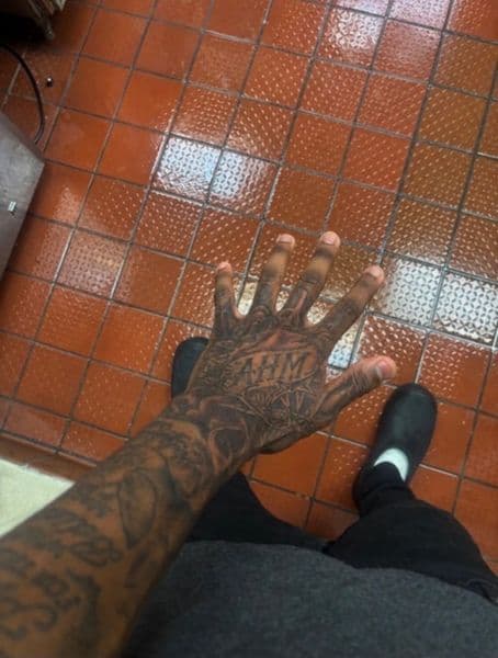 Lettering + Black & Grey letters tattoo on Hand by get_tattoo_by_jordan on TattMe