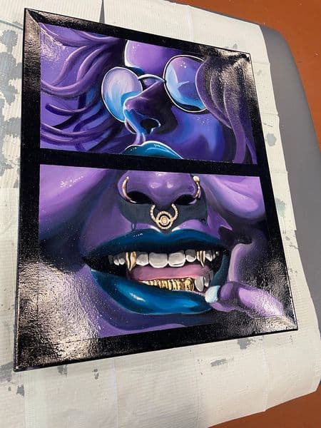 Illustrative + Color portrait tattoo by Ashley_Panda on TattMe