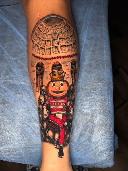 Pop Culture + Illustrative mascot tattoo on Forearm by Ashley_Panda on TattMe
