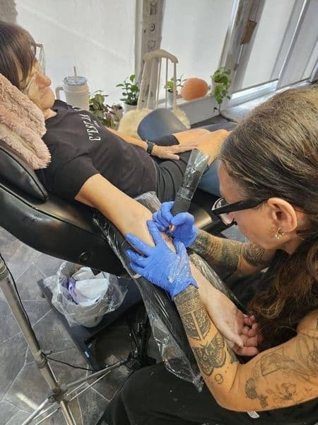 Black-work + Illustrative tattoo artist tattoo on Forearm by Elite_ink_work on TattMe