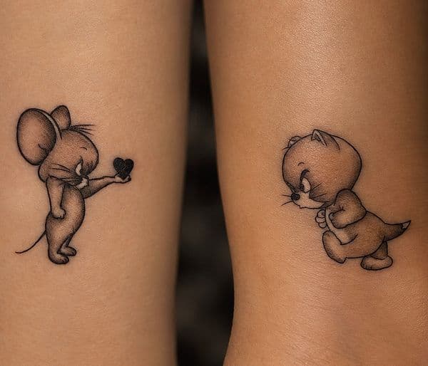 Fine Line + Black & Grey jerry tattoo by tattedby_A on TattMe