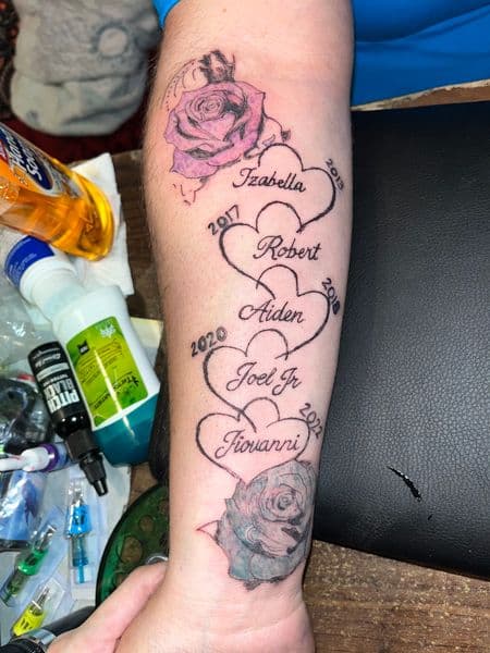 Fine Line + Script roses tattoo on Forearm by Phillys_Finest_customs_ on TattMe