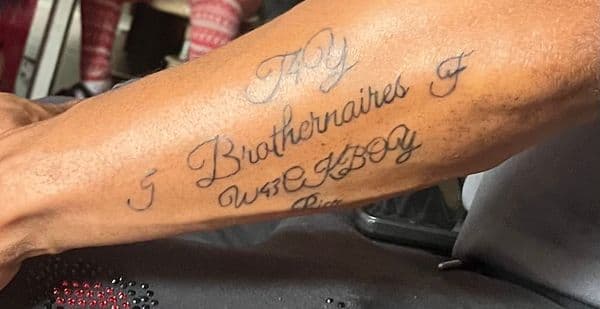 Lettering + Script lettering tattoo on Forearm by Phillys_Finest_customs_ on TattMe
