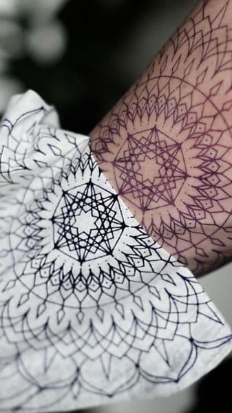 Geometric + Mandala mandala tattoo on Forearm by Daniel_Slime_Tattoo on TattMe