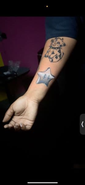 Cartoon + Black & Grey cow tattoo on Forearm by DON_X_TATTOOS on TattMe